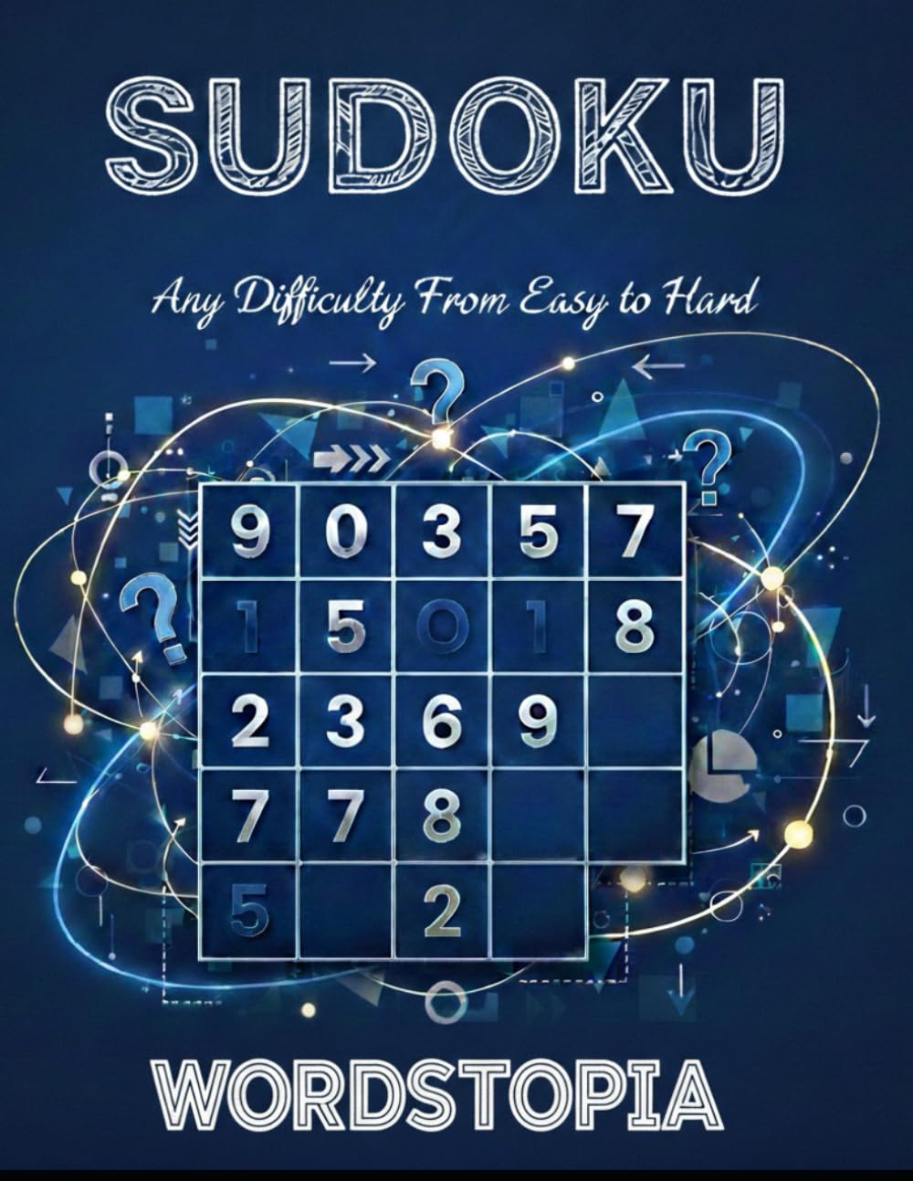 Wordstopia Sudoku Puzzle Book - Any Difficulty From Easy to Hard